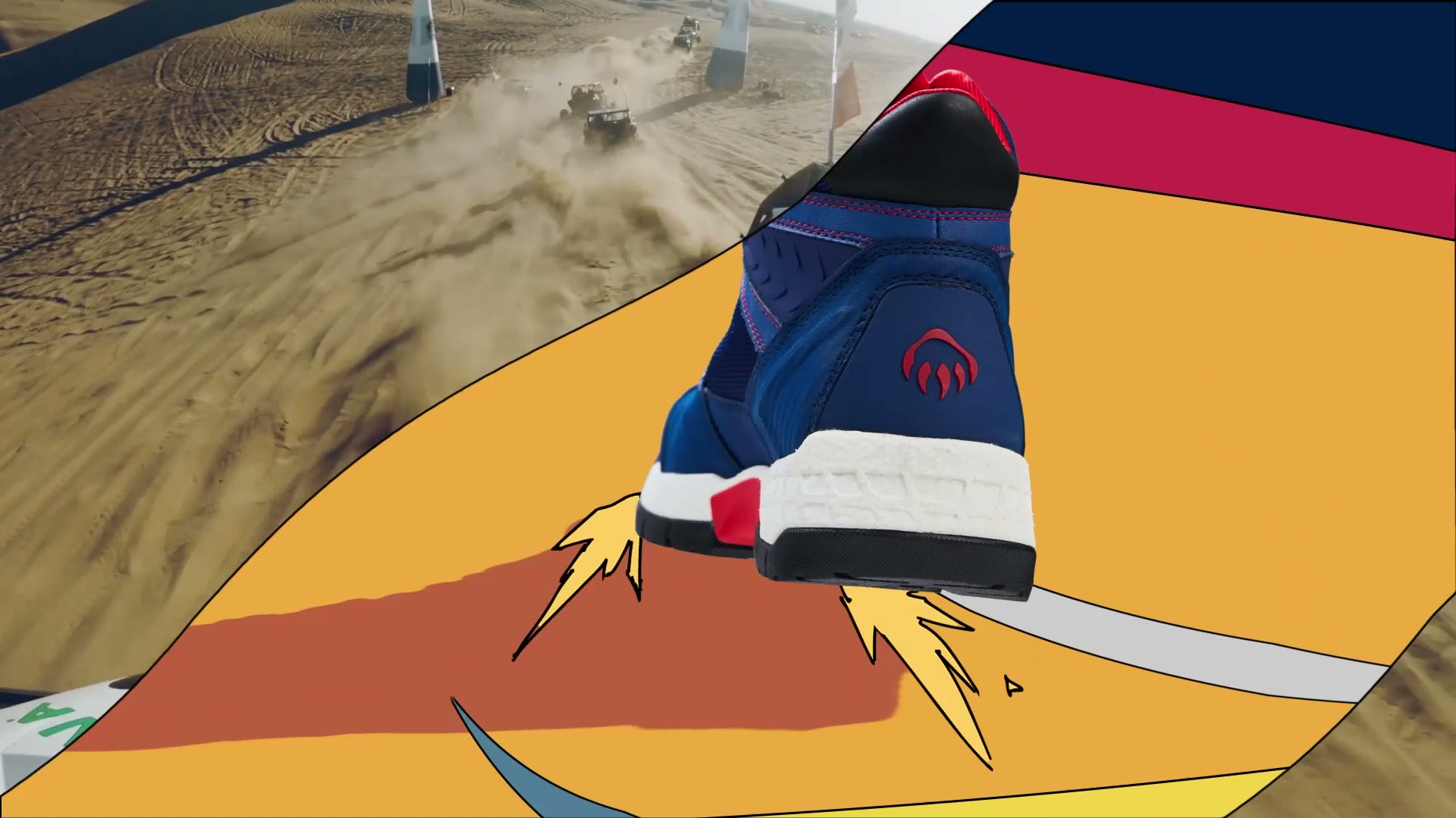 Wolverine x Red Bull: Social video content for the Wolverine x Red Bull collaboration, pairing Aaron Conway's product photography with high-energy motion design.